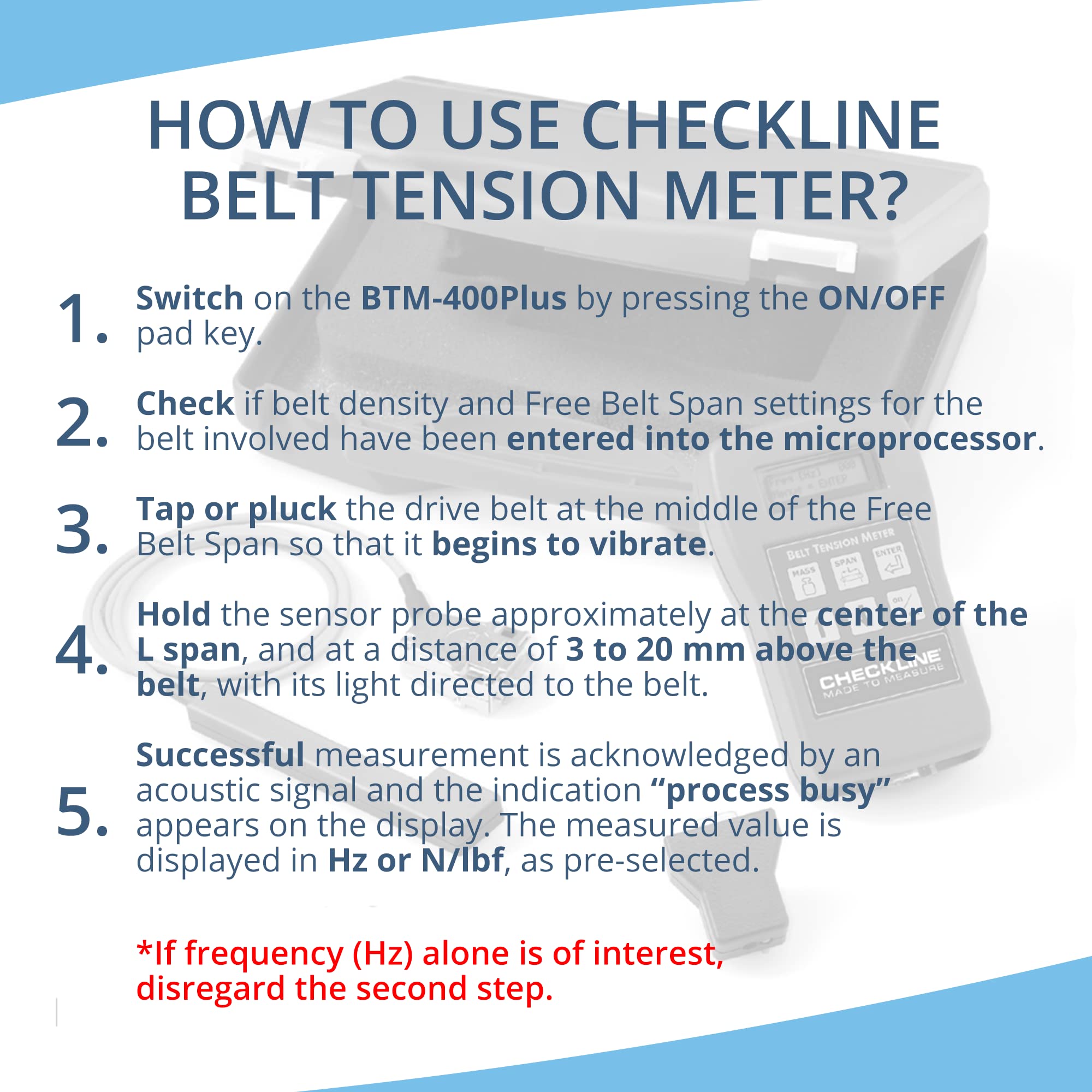 Mua Checkline Belt Tension Checker for Vehicles & Machines Quick