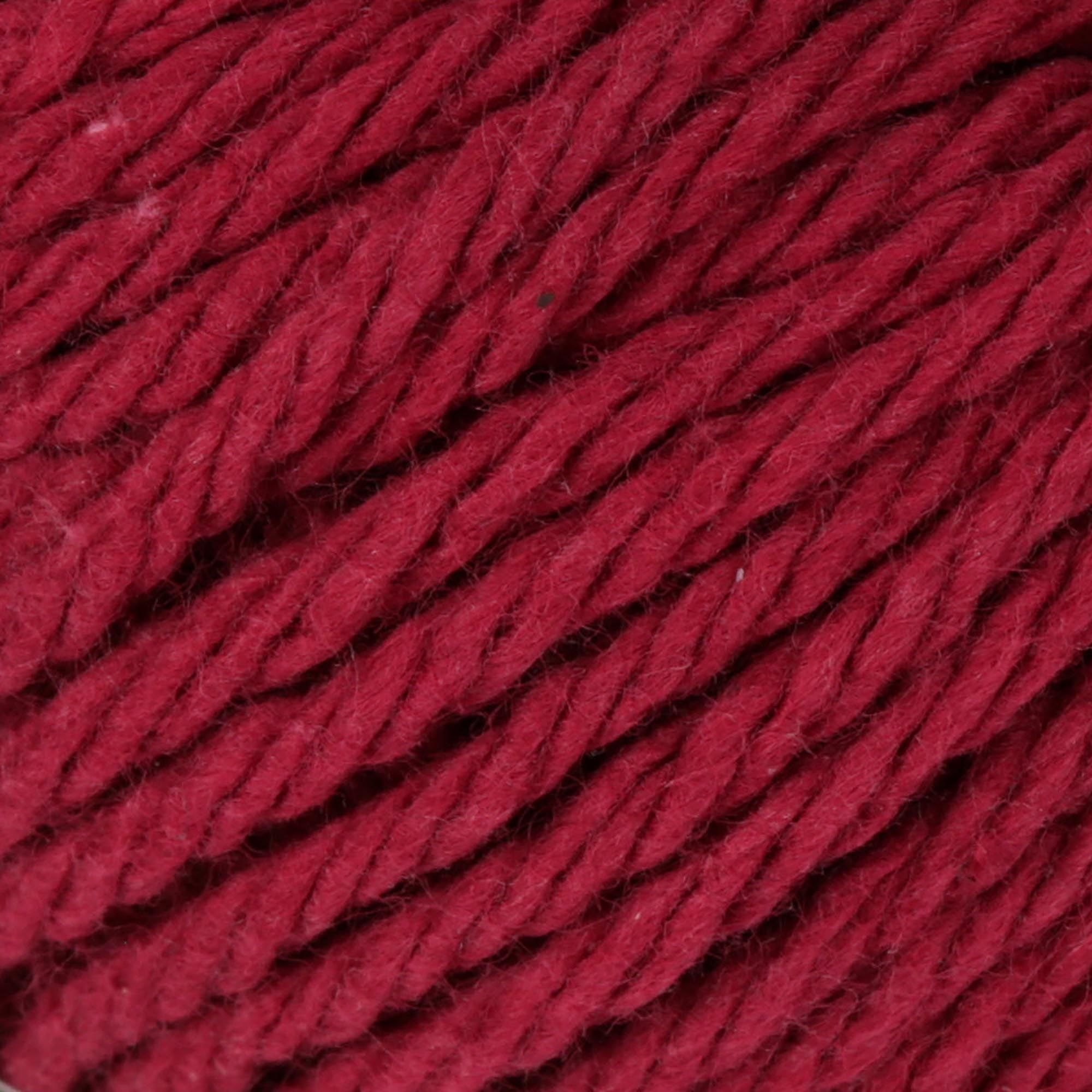 Lily Sugar 'N Cream The Original Solid Yarn, 2.5oz, Medium 4 Gauge, 100% Cotton - Wine - Machine Wash & Dry