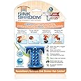 SinkShroom The Revolutionary Sink Drain Protector Hair Catcher/Strainer/Snare, Blue