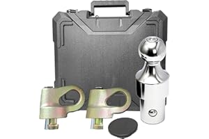 SIRUNTE 60639 Puck System 2-5/16" Gooseneck Hitch Kit for Ford 2013-2024 F250 F350 F450 Super Duty, Gooseneck Ball for 2016-2