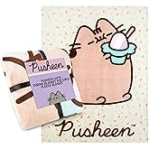Get Trend Pusheen Throw Blanket, 51x59 inch, Soft, Plush Fleece Blanket for Bed, Couch, Lightweight, Fuzzy Throws, for Her