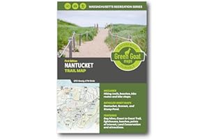 Nantucket Trail Map | Massachusetts Nantucket Island Outdoor Adventure Map | The Ultimate Guide for Outdoor Enthusiasts | Waterproof & Tear Resistant