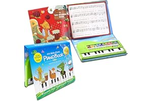 EOOLEOW Kids Piano Book Toys - 20 Keys Kids Keyboard Piano Educational Music Toys, Children Gifts & Toddler Toys for 3 4 5 Year Old Boys and Girls