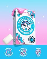 Milliways Bubblemint Chewing Gum Plastic Free Sugar Free 120 Pieces view 3