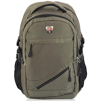 Swiss Digital Men Laptop Backpack with Adjustable Strap