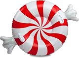 BigMouth Inc Peppermint Twist Snow Tube Over 3 Foot Wide Durable PVC Comfort view 4