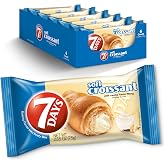 7Days Soft Croissant, Vanilla Croissant, Breakfast Pastry, Individually Wrapped On The Go Snack, Non-GMO, 2.65 Ounce (Pack of 6)