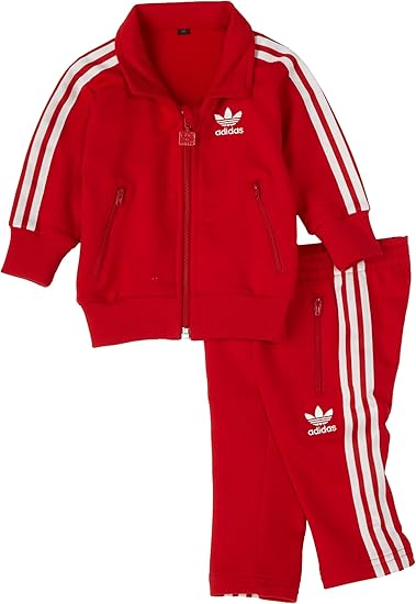 chandal adidas rojo y blanco