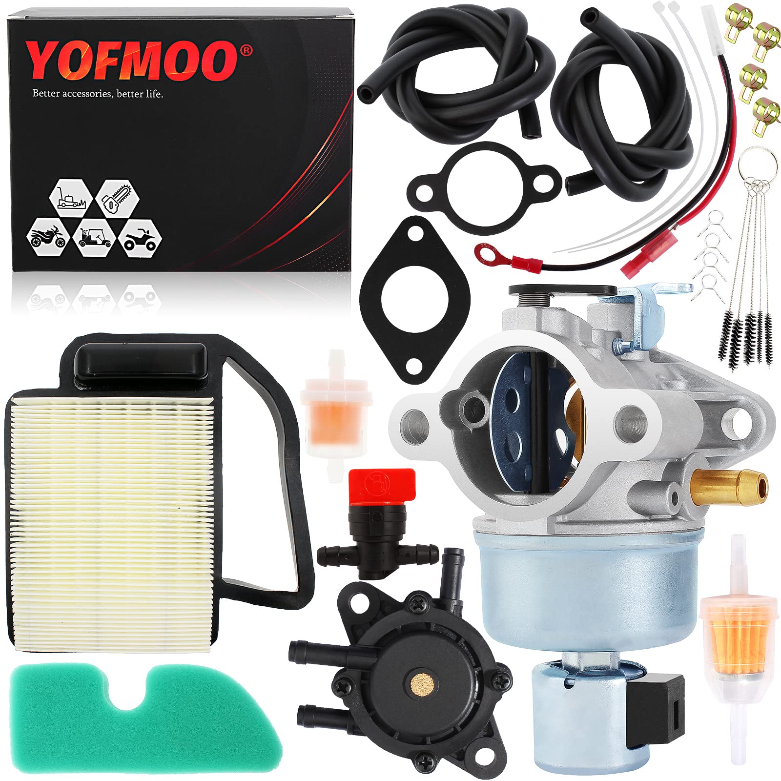 YOFMOO Carburetor Compatible with Kohler 20-853-33-S SV470 SV471 SV480 SV530 SV540 SV541 SV590 SV591 SV600 SV601 SV610 SV620 CV460 CV490 CV491 CV492 CV493 12 20 853 01-S 02-S 14-S 16-S 42-S 43-S Carb