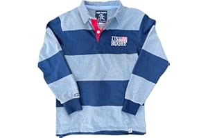 RUGBY IMPORTS USA Grey Hoops Rugby Jersey