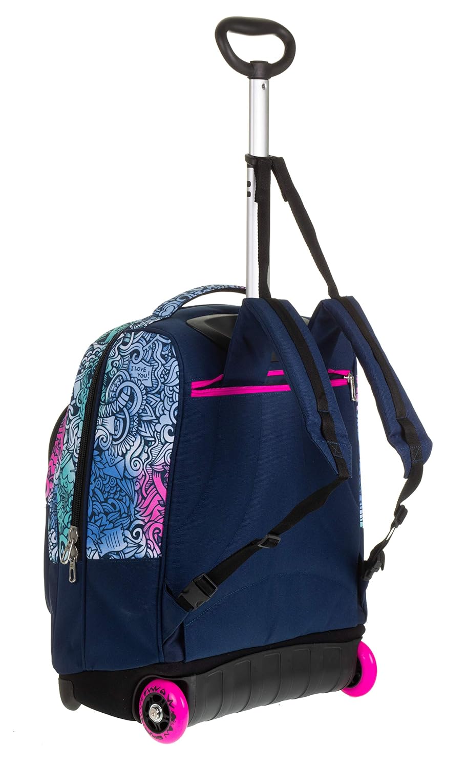 35 Lt 2in1 Zaino con Cross-Over System Scuola \u0026 Viaggio Blu Trolley Fit Seven  Pinkshade Accessori urban-earth.co.uk