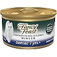 Purina Fancy Feast Senior Wet Cat Food 7 Years Plus Chicken Feast in Gravy Minced - (Pack of 24) 3 oz. Cans