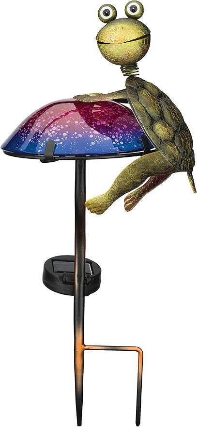 Amazon Com Regal Art Gift 11799 Mushroom Critters Stake Solar