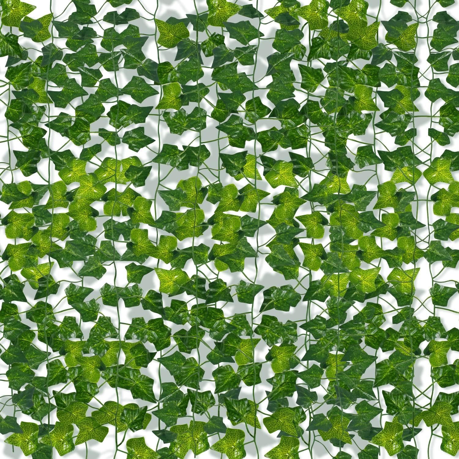 Niserelesa 24 Pack Artificial Ivy Garland, 166 Ft Fake Ivy Vines for Parties & Wedding Decoration, Realistic Hanging Greenery for Home & Garden Decor, Artificial Plants for Events & Outdoor Use