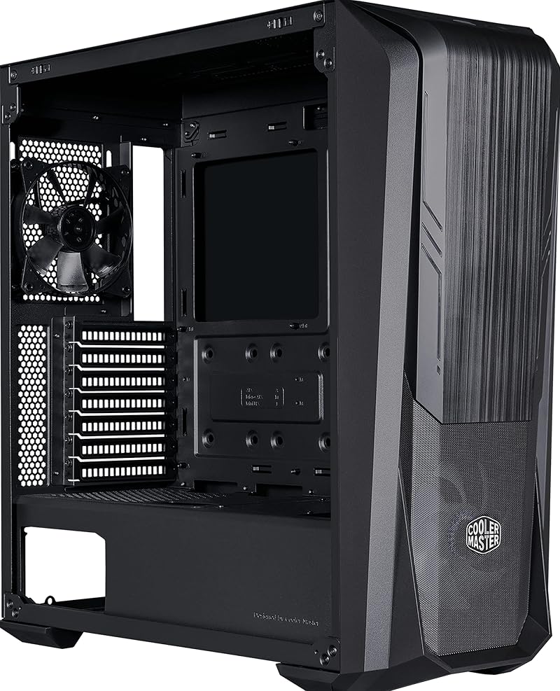 Cooler Master MasterBox 500 Mid-Tower PC Case ARGB FineMesh Tempered Glass ATX