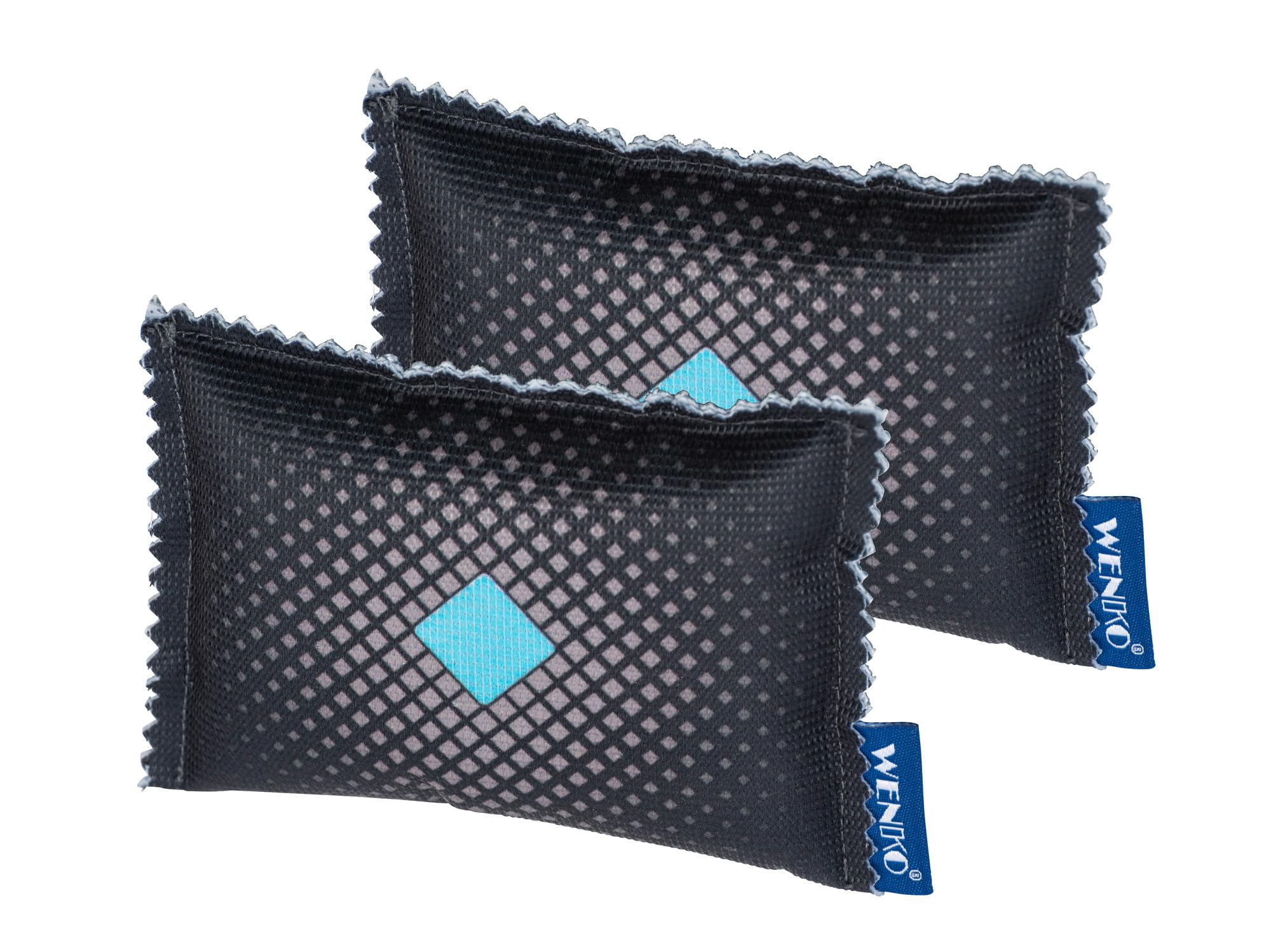 WENKO Car Dehumidifier 120 g Set of 2 Silica Gel 9 x 2 x 12.5 cm White