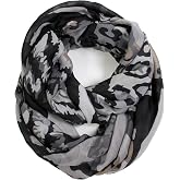 Scarfand's Classic Leopard Animal Print Infinity Fashion Scarves