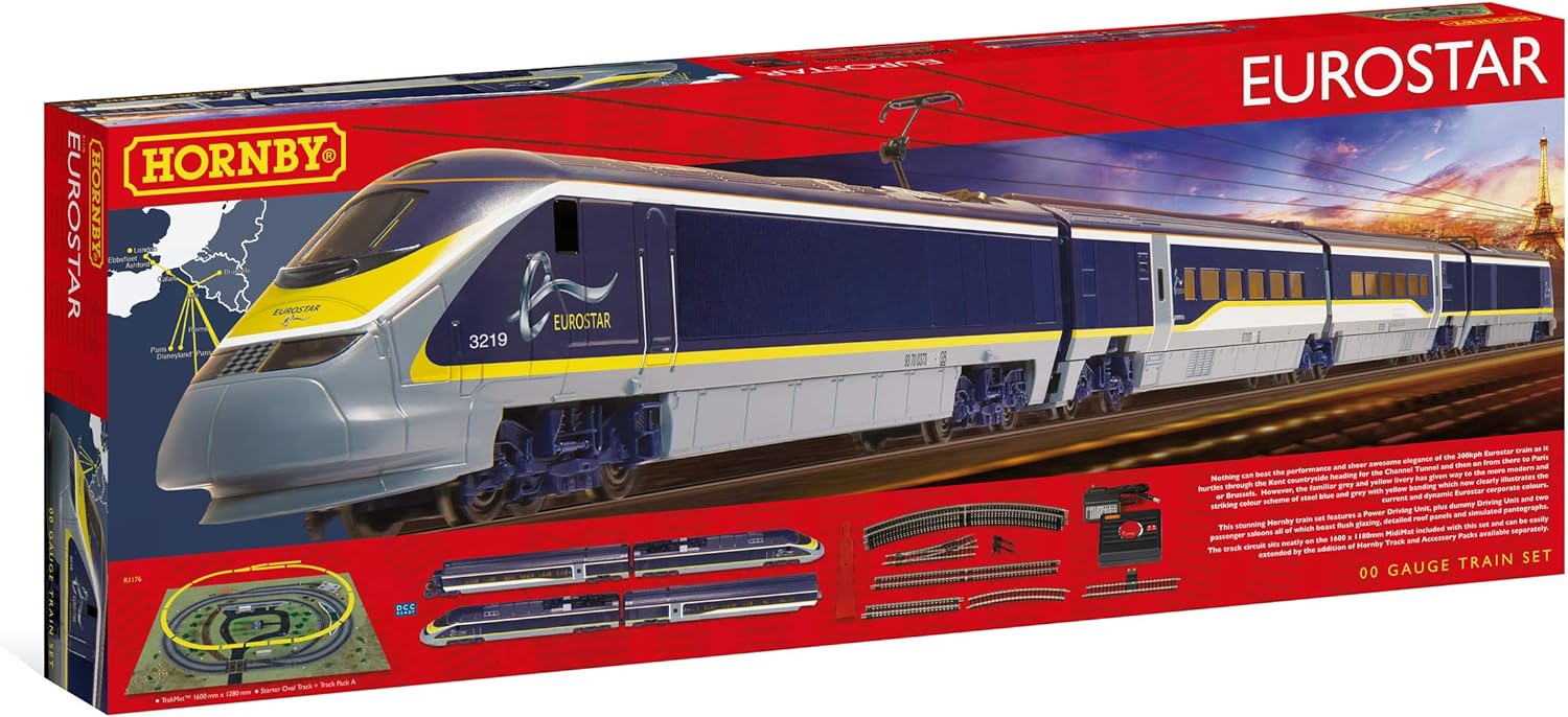 hornby eurostar train set