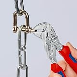 KNIPEX Pliers Wrench 180mm Chrome Multi-Component Handles 86 05 180 view 5
