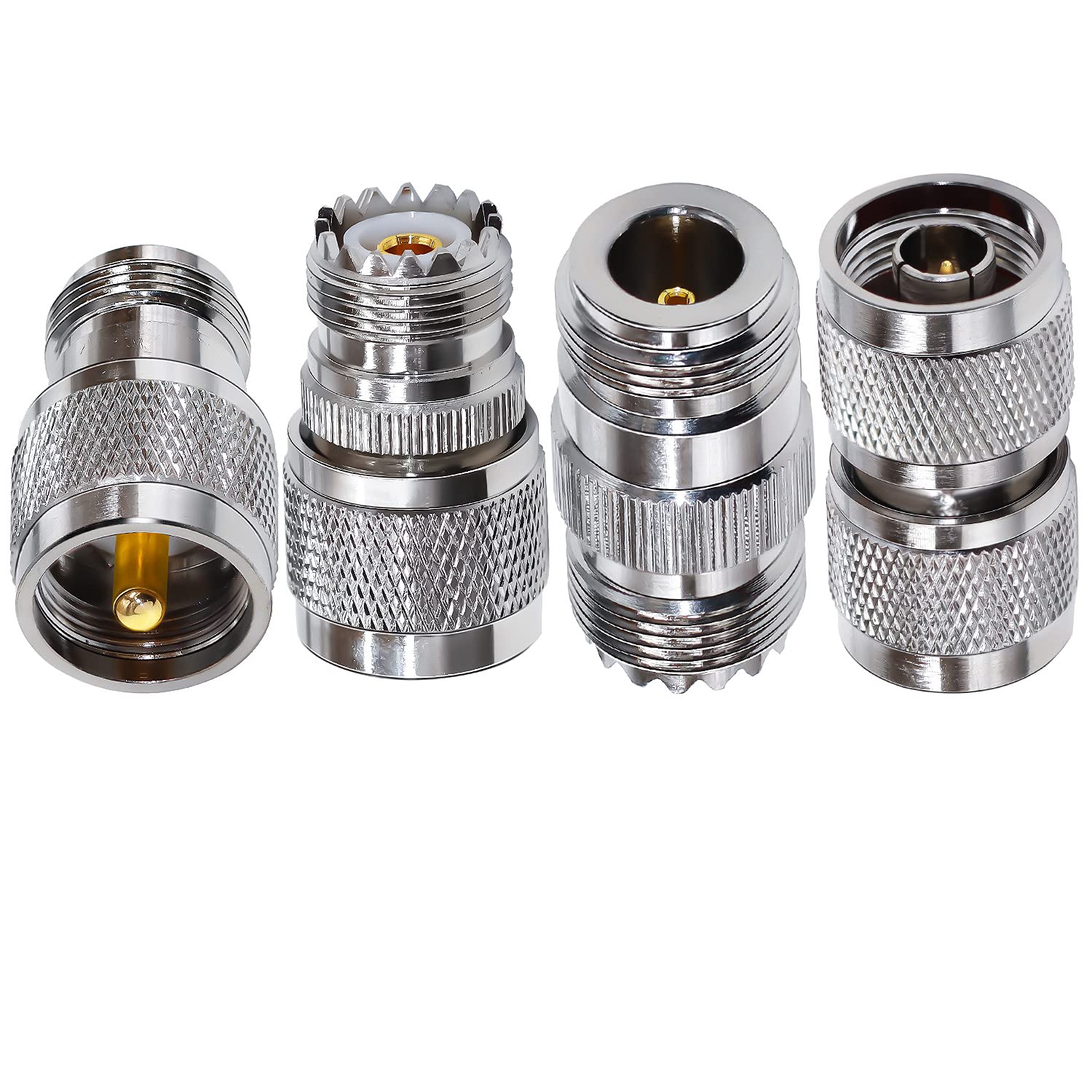 Mua N Type M Coaxial Connector, TUOLNK 4 Type Set UHFN Type RF Coaxial