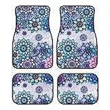 Fipuivrn Boho Mandala Print Floor Mats for Car 4