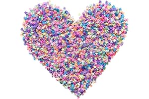 EHOPE 50G Colorful Fake Sprinkles Clay Sprinkles Fake Candy Chocolate Cake Phone Case(50g Pentagram-9)