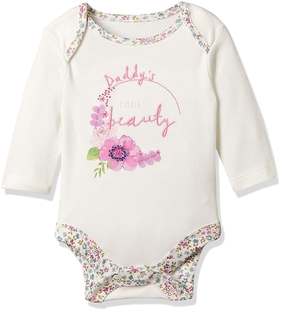 Baby Girls Bodysuit (MA486-1_Pink_Newborn)