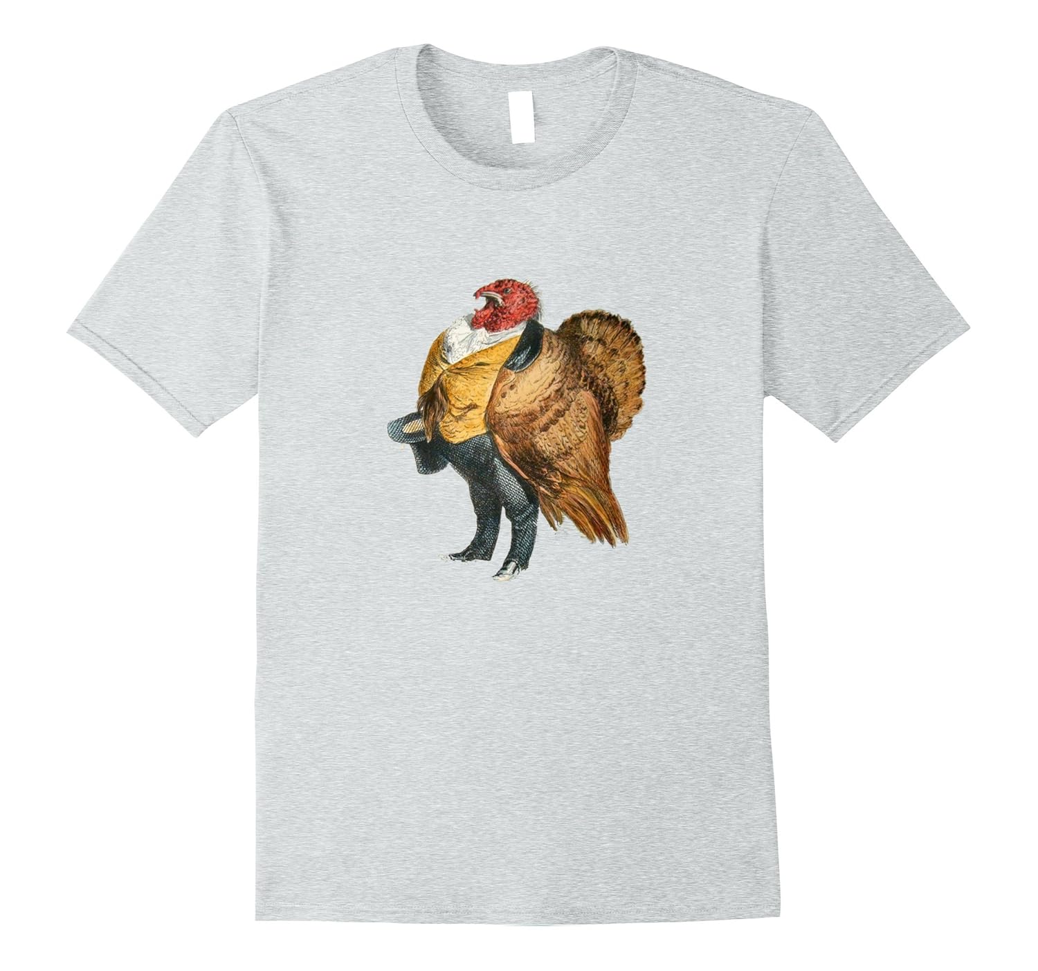 J.J. Grandville Fancy Turkey with Top Hat T Shirt-ANZ