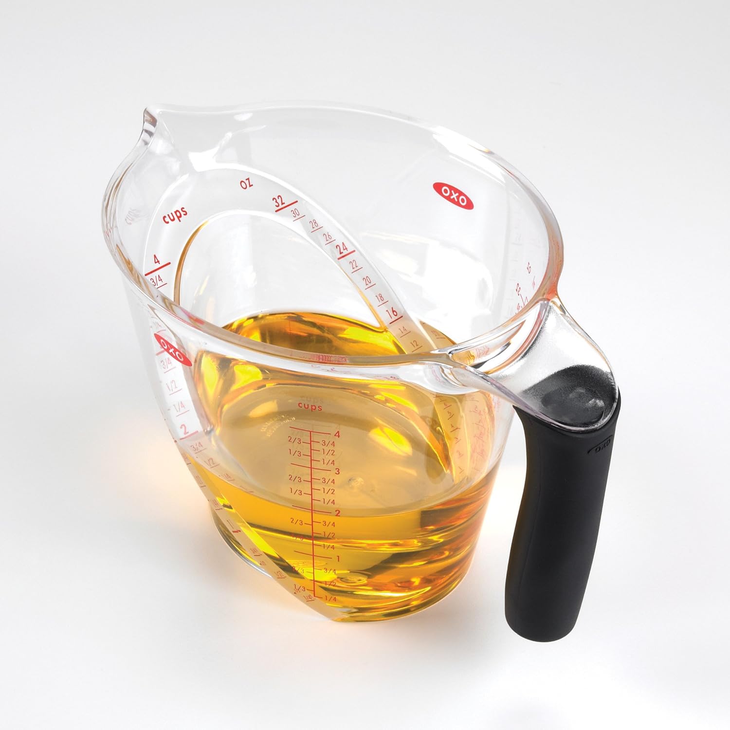 OXO Good Grips 1L Angled Measuring Jug, Transparent - Image 3