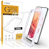 Arae Screen Protector for Samsung Galaxy S21, HD Tempered Glass Anti Scratch Work with Most Case, 6.2 inch, 3 Pack