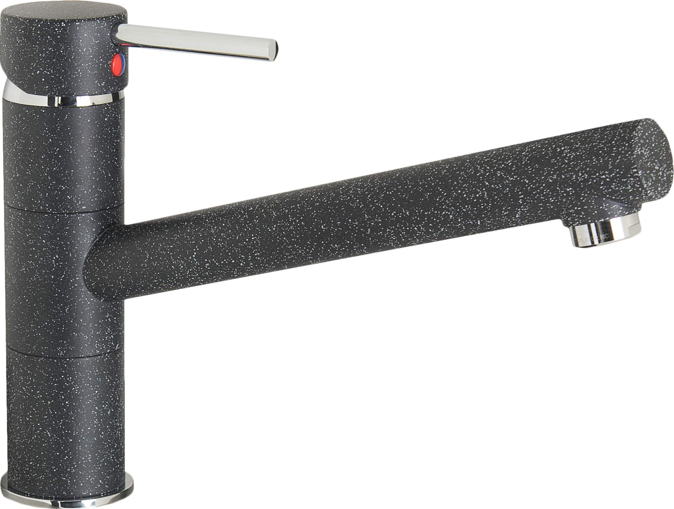 Cornat ZELGS5 Zelina Kitchen Sink Mixer Tap Granite Black One Size