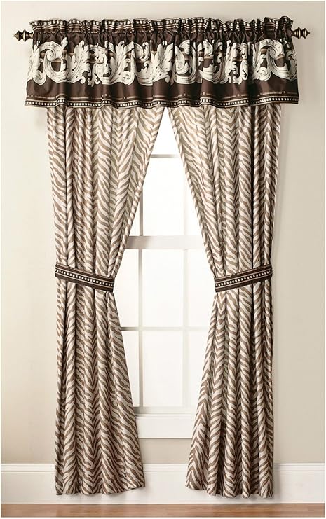 Zaria 126 Wx84 L 63 X84 X2 Panel Pair Curtains Drapes Brown