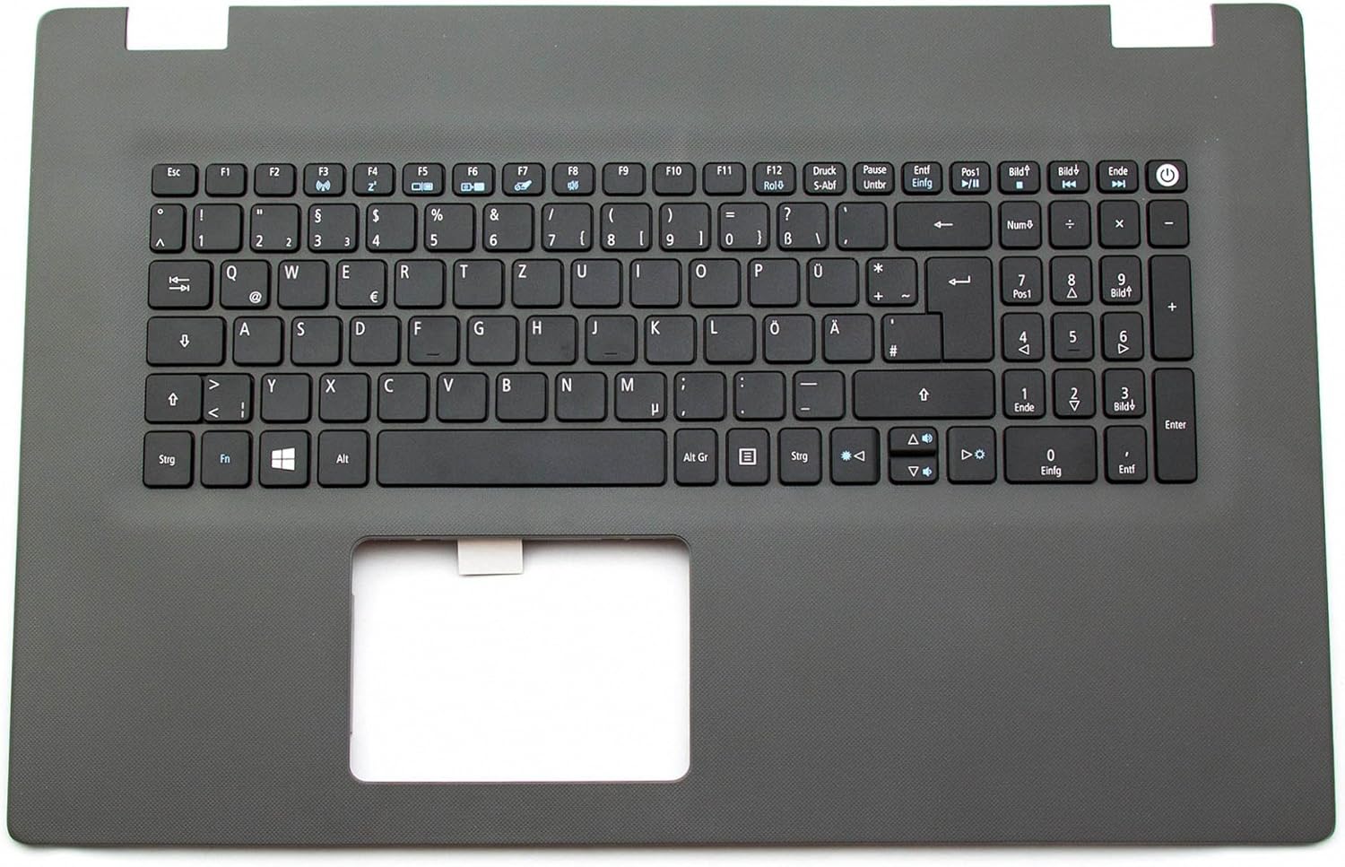 Original Acer Tastatur Inkl. Topcase DE Schwarz - Passend Für Aspire 3 A315-56 Modelle | Mit Nummernblock