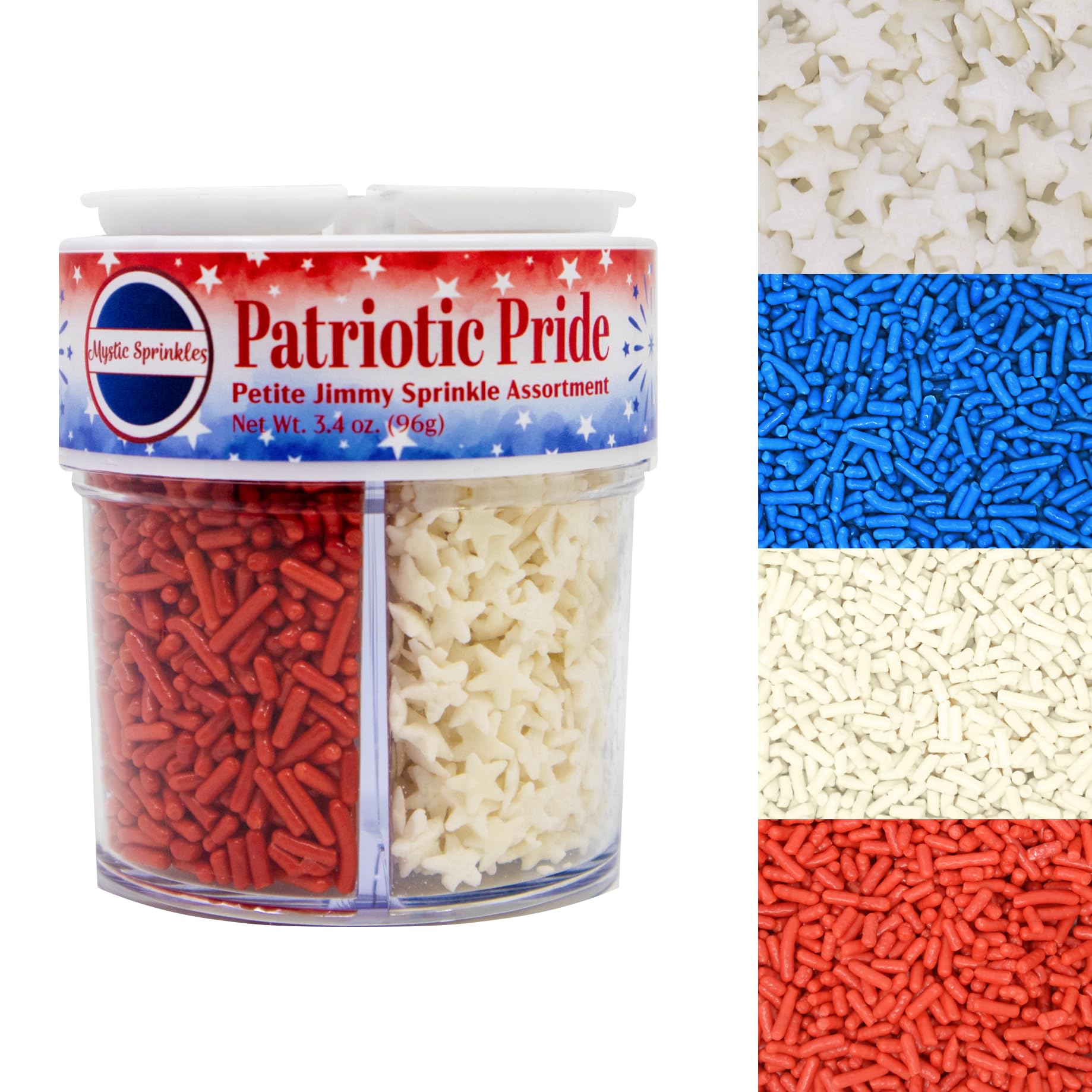 Mystic Sprinkles 4 Cell Sprinkle Assortments