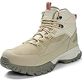 R CORD Hiking Boots Women Waterproof Comfortable Womens Hiking Boots Non-Slip Trekking Backpacking Boots Outdoor Breathable