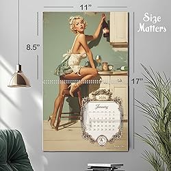Pin-Up Calendar 2026, Caught in the Act, 2-Panel