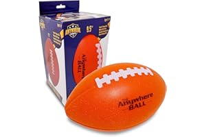 NATURE BOUND Anywhere Sports - Silent Football - Kids Squishy Foam Super Soft for Junior Football - Orange