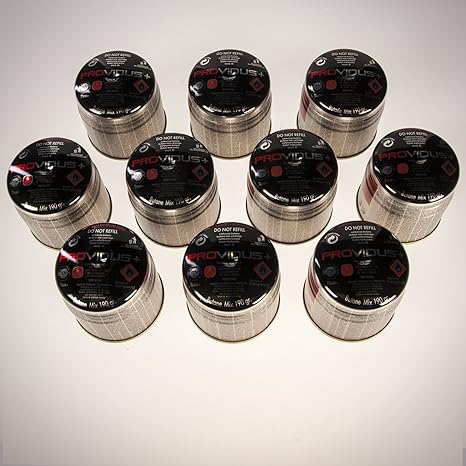 10x190g Butan Gaskartuschen Butangas Gas für Campingkocher