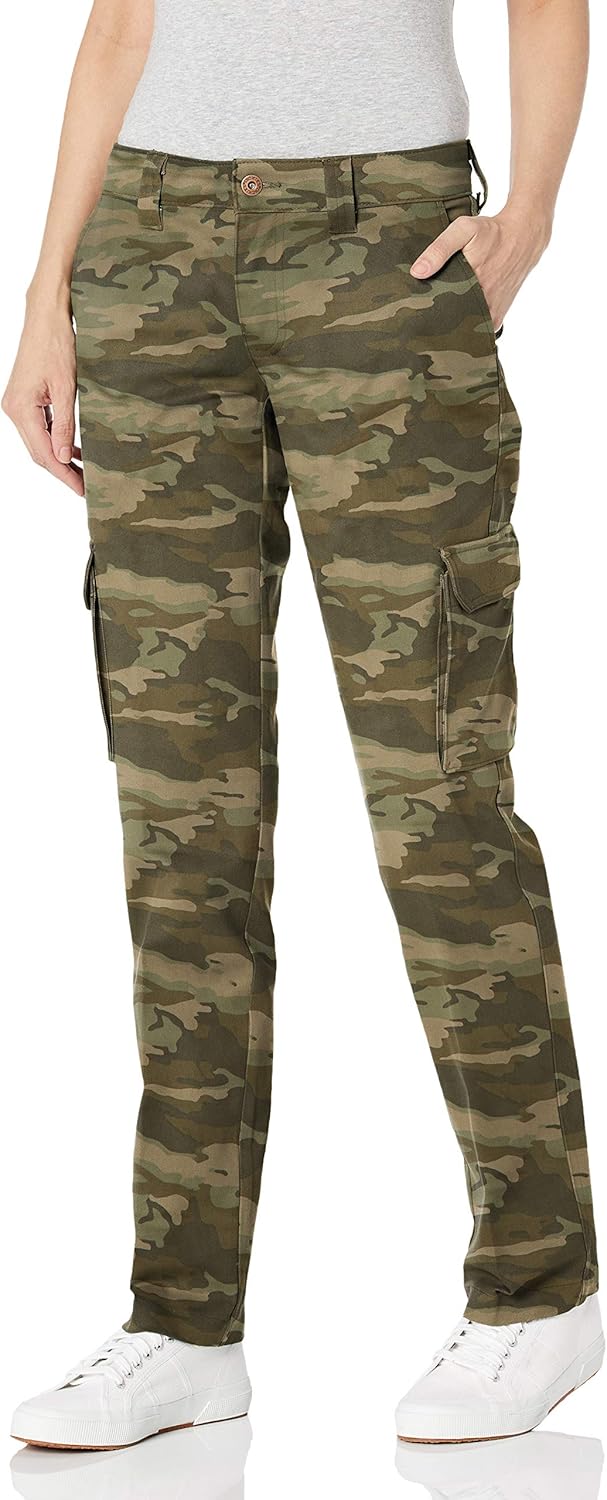 Dickies Womens Relaxed Fit Stretch Cargo Straight Leg Pant Amazon.ca