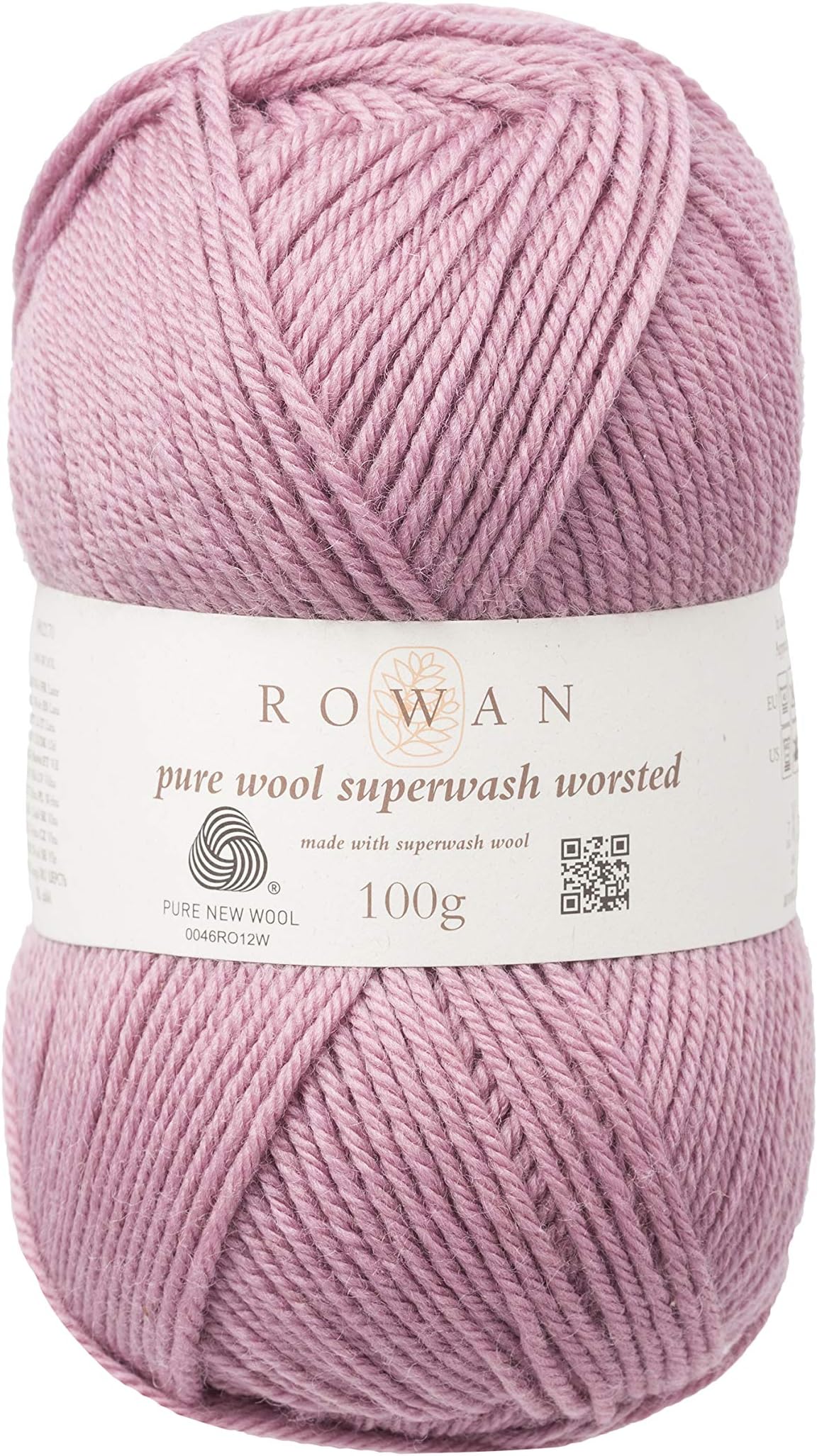 RowanPure Wool Superwash Worsted M. Mist 100% Wool Yarn - 100g