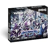 Vallejo - Squidmar Edition Dark Future Paint Set | High-Coverage Formula | Game and Model Color Ranges Assortment | Exclusive Miniature Included &amp; Video Tutorial | 12 Bottles x 18 ml. (0.60 fl.oz.)