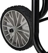 Relaxdays Firewood Cart Trolley Rack Steel 45kg Black Indoor Outdoor Transport view 6