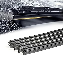 RaidBee Wiper Blade Refill,4 PCs Adjustable Size of