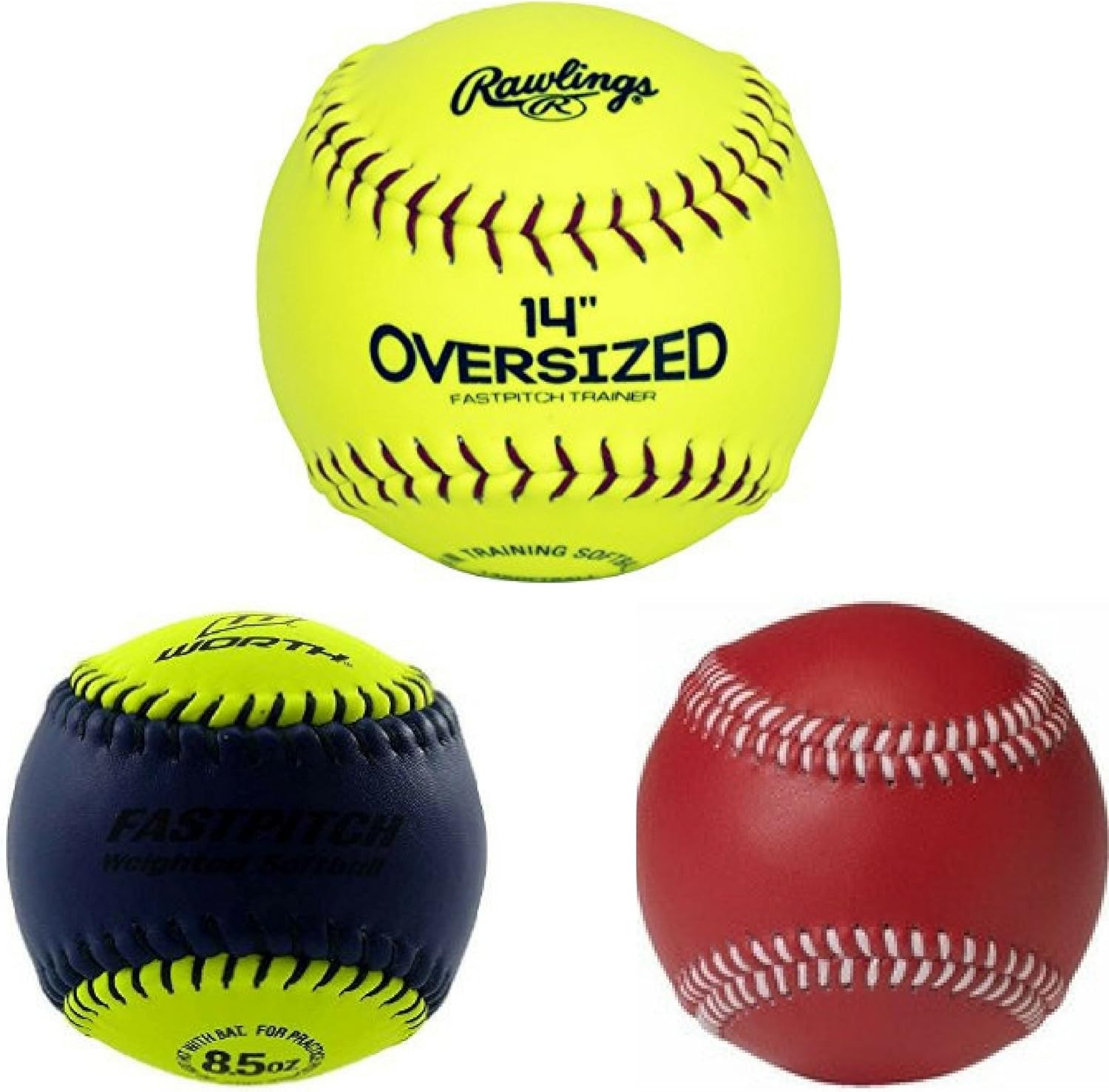 weighted softballs for throwing