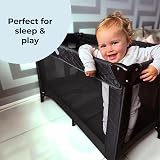 My Babiie Travel Cot - Lightweight, Easy Fold, 120x60cm Mattress view 5