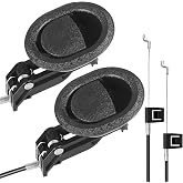 Baridwon Recliner Replacement Parts with Pull Handle and Release Cable (2-Sets), Repair Recliner Mechanism Parts Compatible with Most Furniture of Recliner Sofa Couch Chair