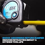 OX Tools OX Trade 8m Tape Measure Metric Only Black Blue view 5