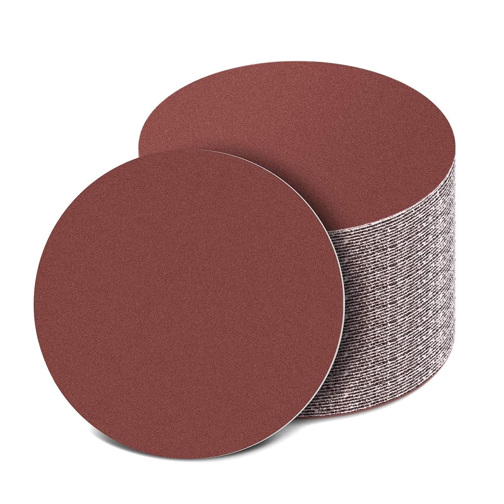 150mm Sandpaper 40/80/120/240 Grit, 80pcs 6 Inch Sanding Discs Hook and Loop Disc Sanding Pads for Random Orbital Sander