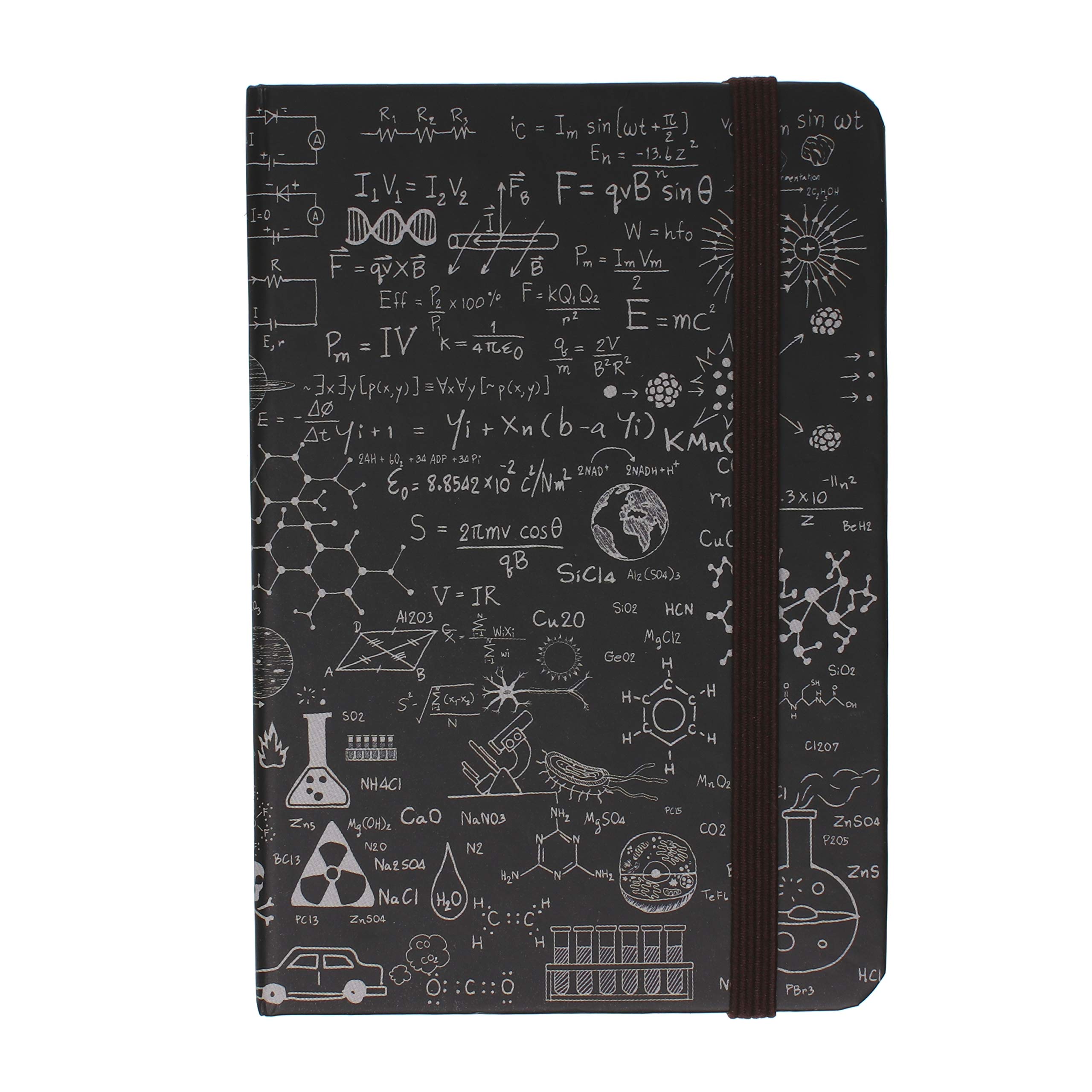 Science Is Cool STEM themed Equation Covered A6 Hardback Ruled Pocket Notebook