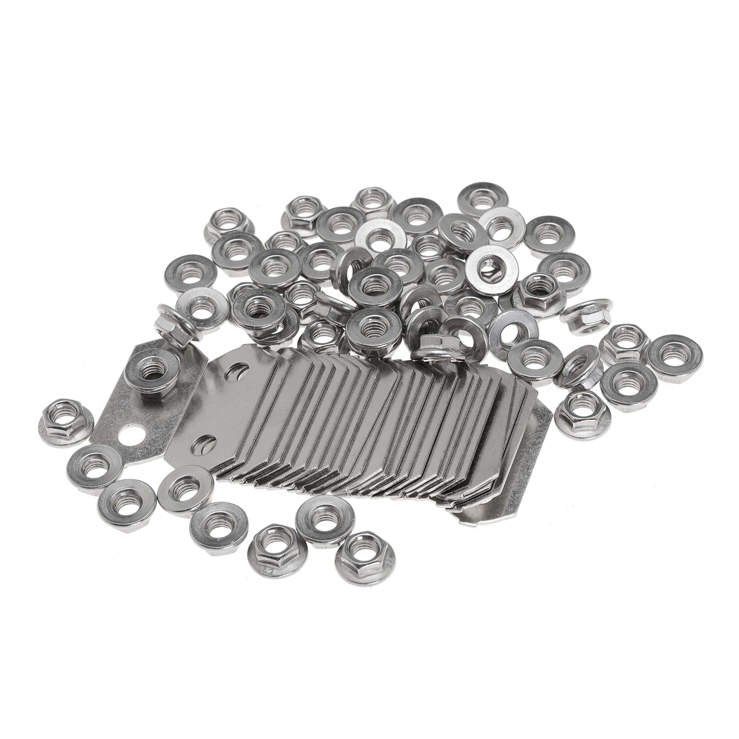 Photo 1 of Nickel Plated, Copper Bus Bars and Stainless SS Nuts Set for Hybrid Battery for Toyota for Prius V for Lexus CT200h 04 05 06 07 08 09 10 11 12 13 14 15 16 17 (Improved Model)